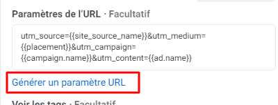 guide facebook ads utm parameters