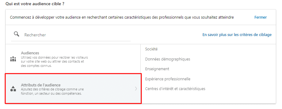 guide ciblage linkedin ads