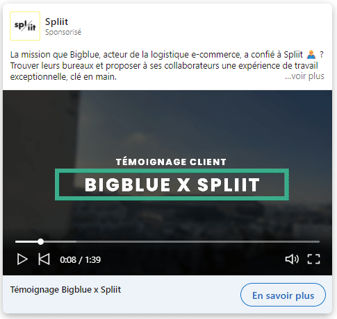 linkedin ads : témoignage client