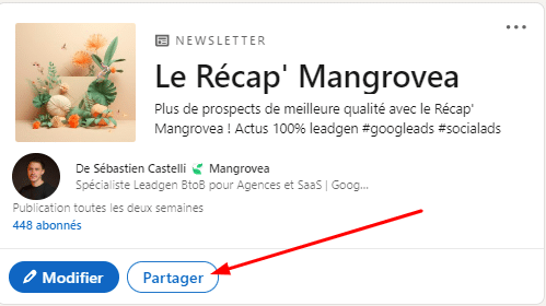 newsletter linkedin mangrovea